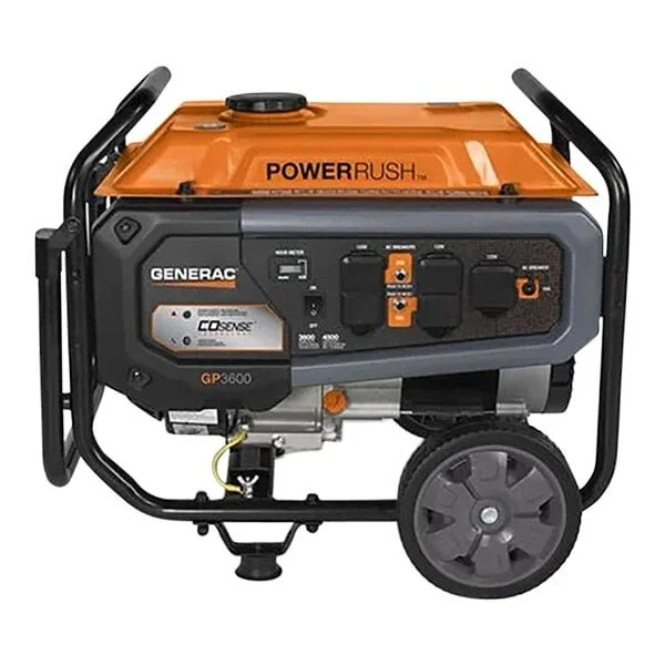 generac gp series gp3600 gasoline powered portables generators with recoil pull start 7721 – 3,600/4,500w, 120v generac gp series gp3600 gasoline powered portables generators with recoil pull start 7721 – 3,600/4,500w, 120v
