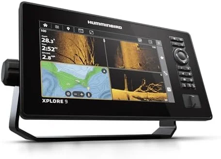 3-17.webp Humminbird XPLORE 9 GPS Fish Finder with Transducer, MEGA Side Imaging+ & HD Touchscreen Displays. - Image 4