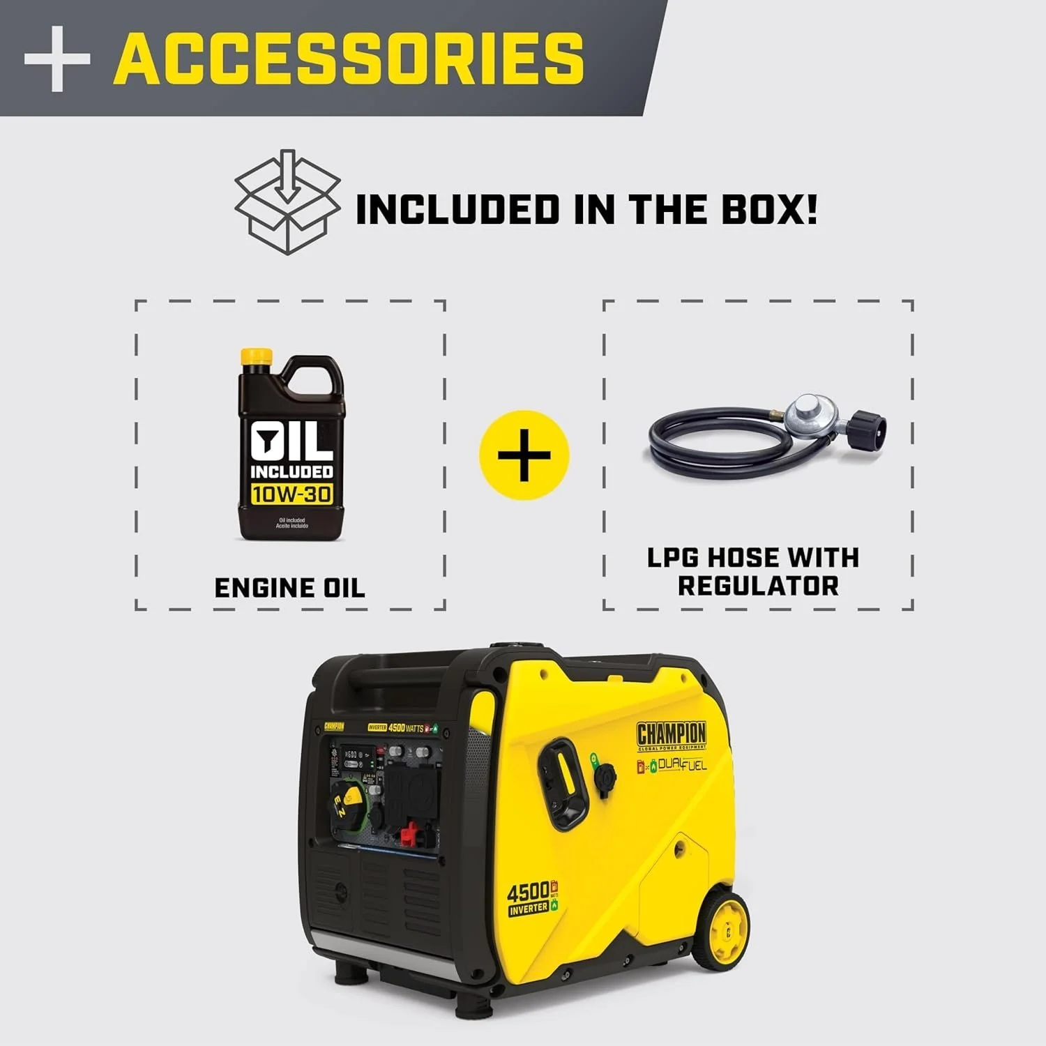 champion 4,500 watt portable dual fuel inverters generators 200991 champion 4,500 watt portable dual fuel inverters generators 200991