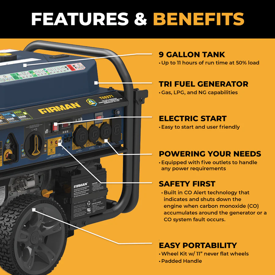 firman 11600w tri fuel portable generators. firman 11600w tri fuel portable generators.