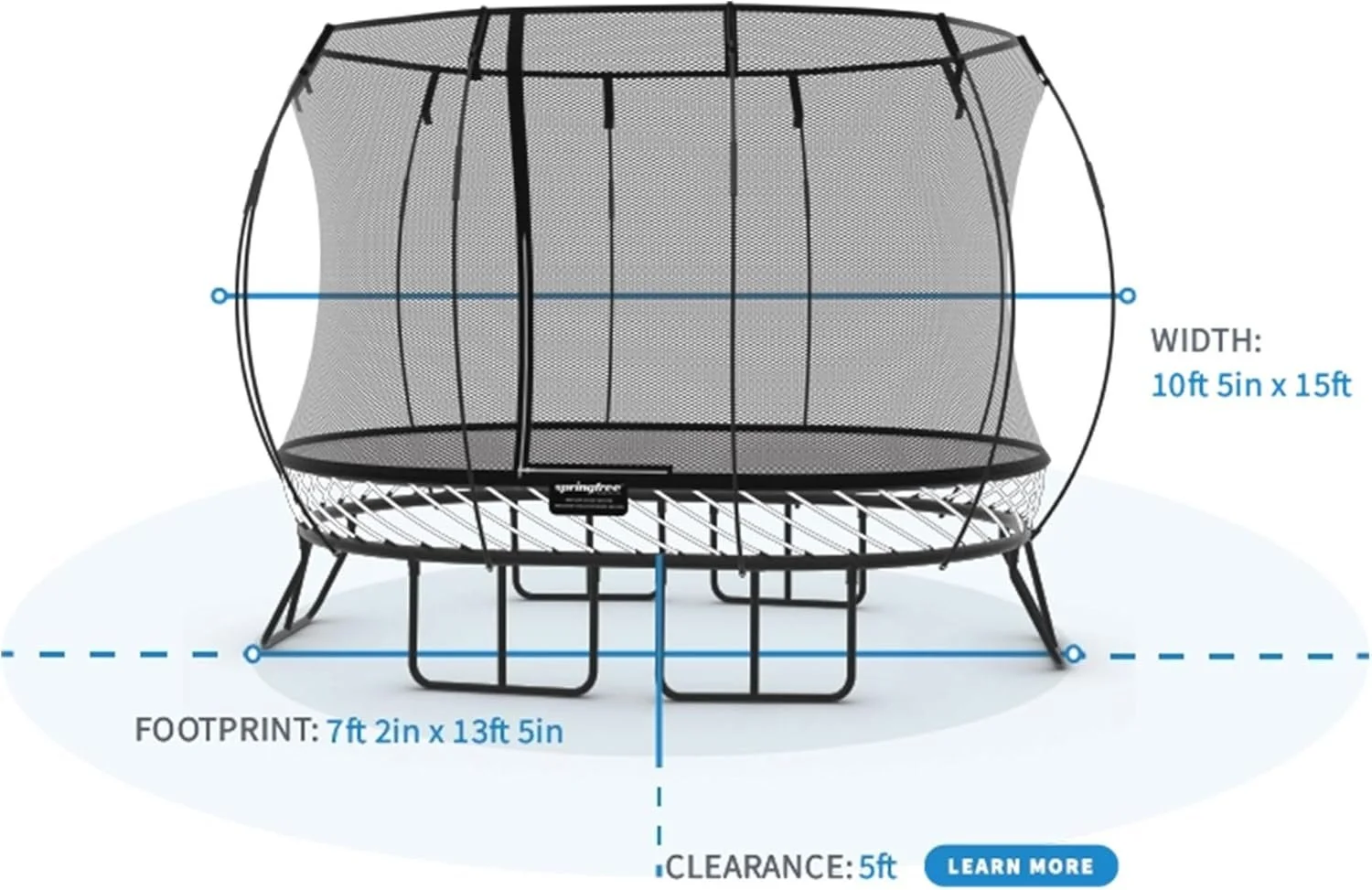 404-2-1-1.webp Trampolines Ireland Springfree Trampoline 8 x 13ft Oval - Image 2