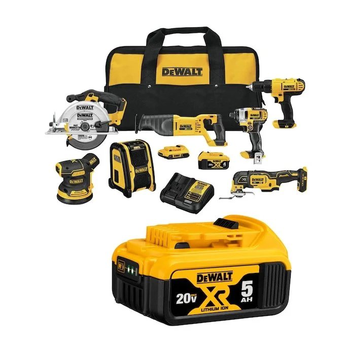 48327108-1-1.webp DEWALT 20V MAX Combo Kit, Compact 7-Tool (DCK720D2)