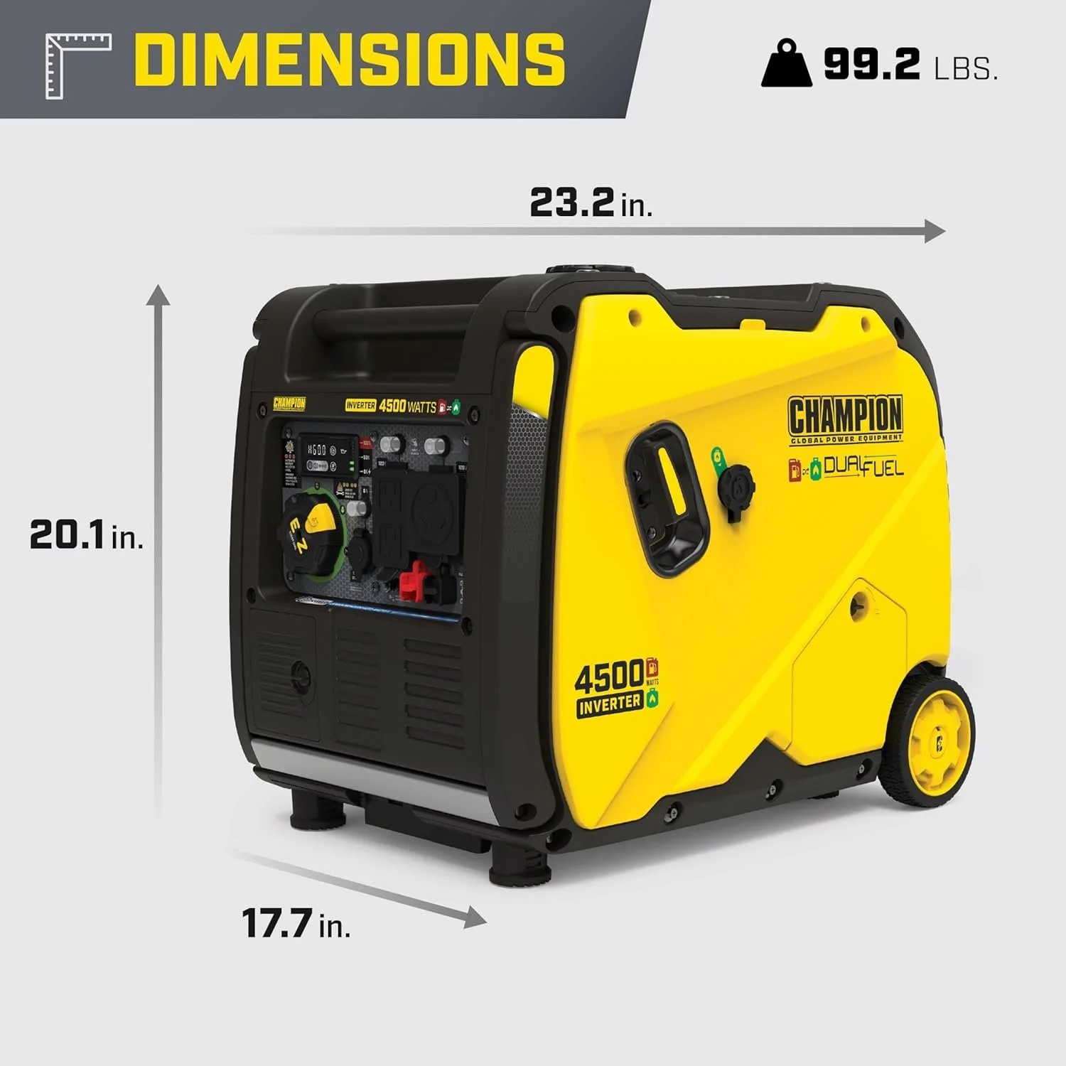 champion 4,500 watt portable dual fuel inverters generators 200991 champion 4,500 watt portable dual fuel inverters generators 200991