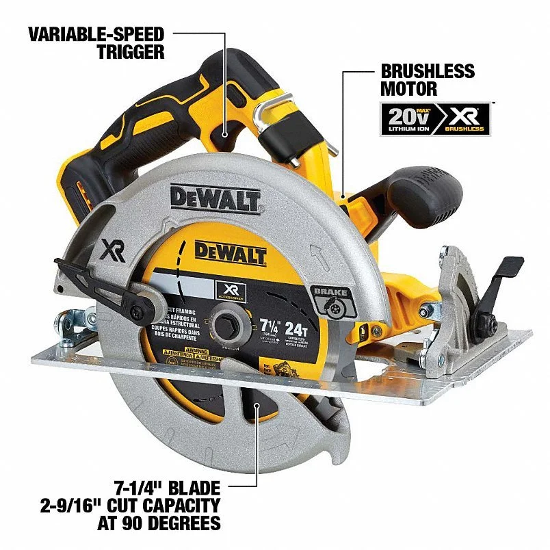 54JK23_6.webp DEWALT Cordless Tool Combination Kit: 6 Tools, 20 V DC Volt, Battery Included, 20V MAX* XR®, 31AC52 - Image 2