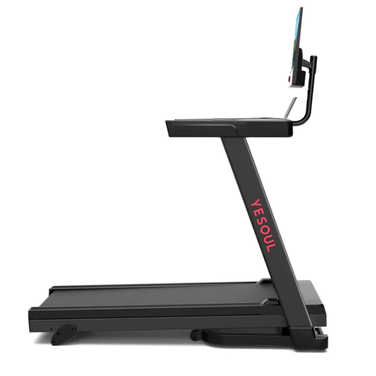 577-2-1.webp Yesoul T1M Plus Smart Folding Treadmill with 21.5 inch Touchscreen, Brushless Quiet Motor, 3-Level Incline, 9 Mph, App Sync & Space-Saving Design for - Image 2