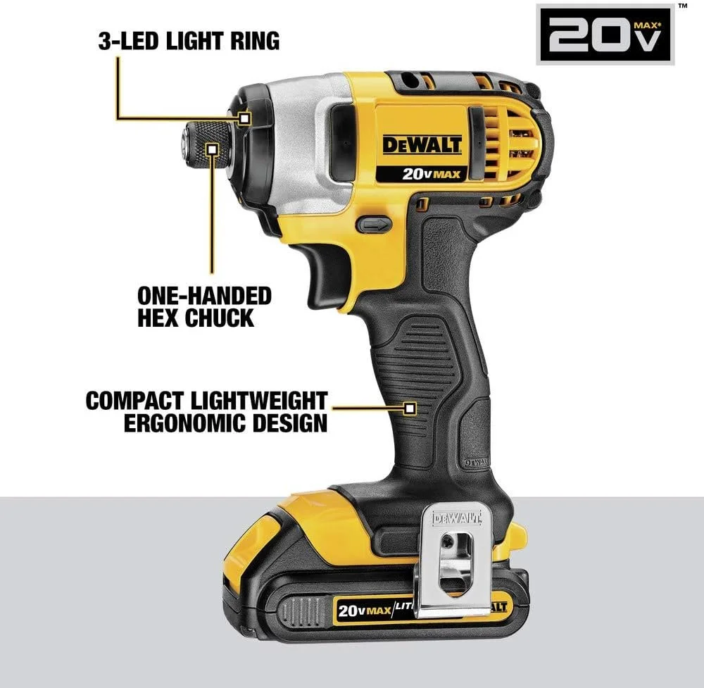 61iNFH5oonL._AC_SL1000_-1.webp DEWALT 20V MAX Combo Kit, Compact 7-Tool (DCK720D2) - Image 2