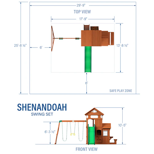 backyard discovery shenandoah cedar wood swing set slide backyard discovery shenandoah cedar wood swing set slide