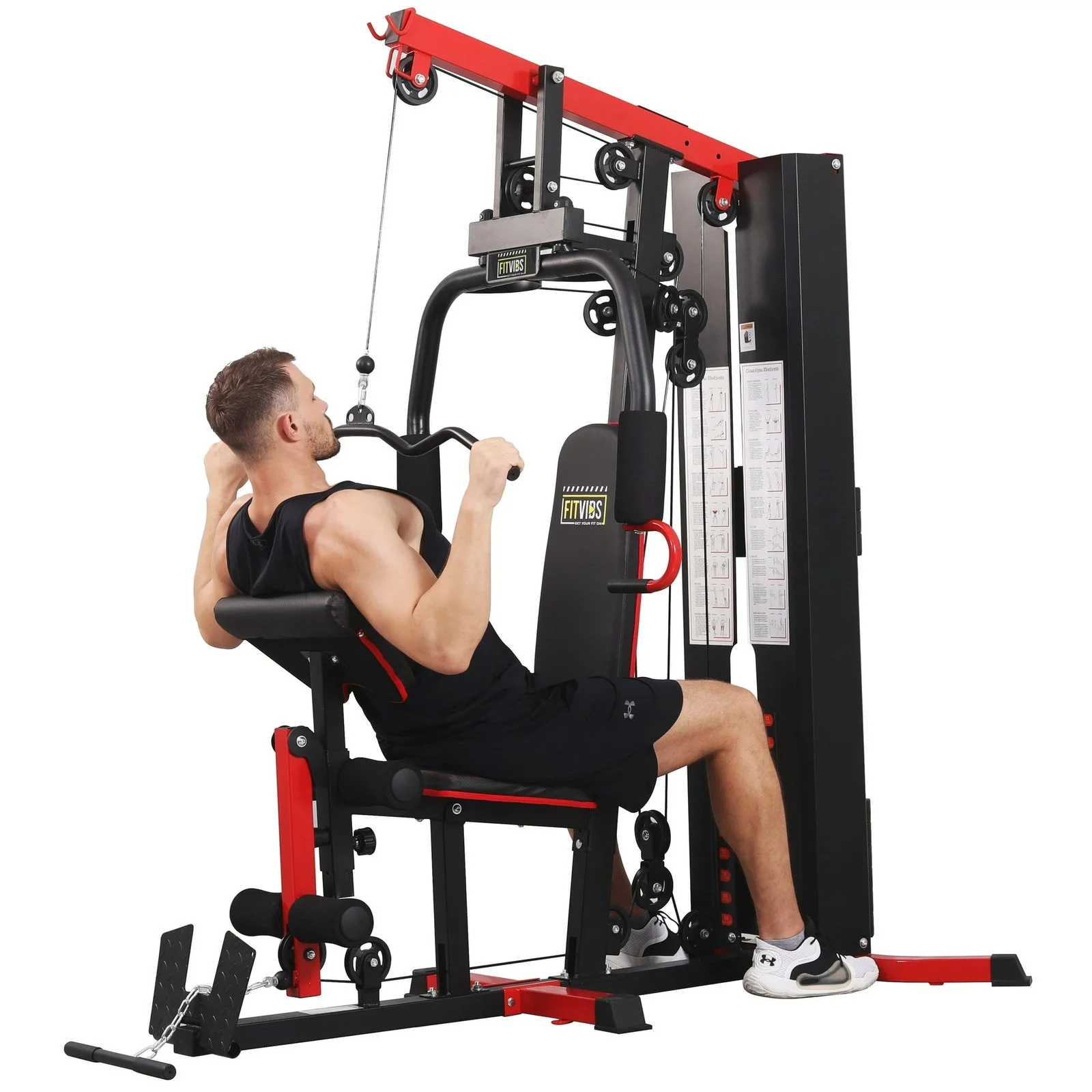 655-2-1.webp Fitvids LX750 Multifunctional Full Home Gym System Workout Station