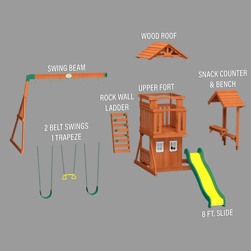 backyard discovery tanglewood cedar wood swing set backyard discovery tanglewood cedar wood swing set