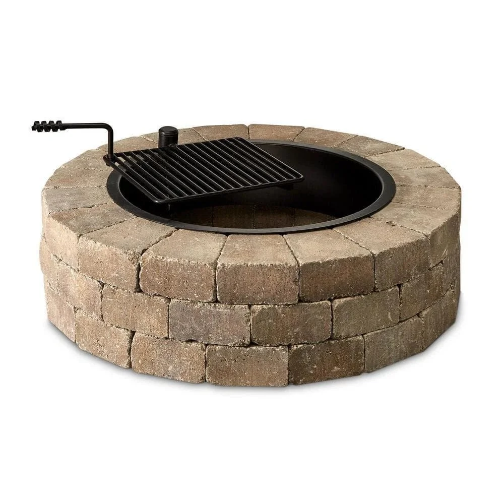 a1-212-1.webp Necessories Wood Burning Fire Pit Kit 48″ w/ Cooking Grate, Concretes in Santa Fes - Image 5