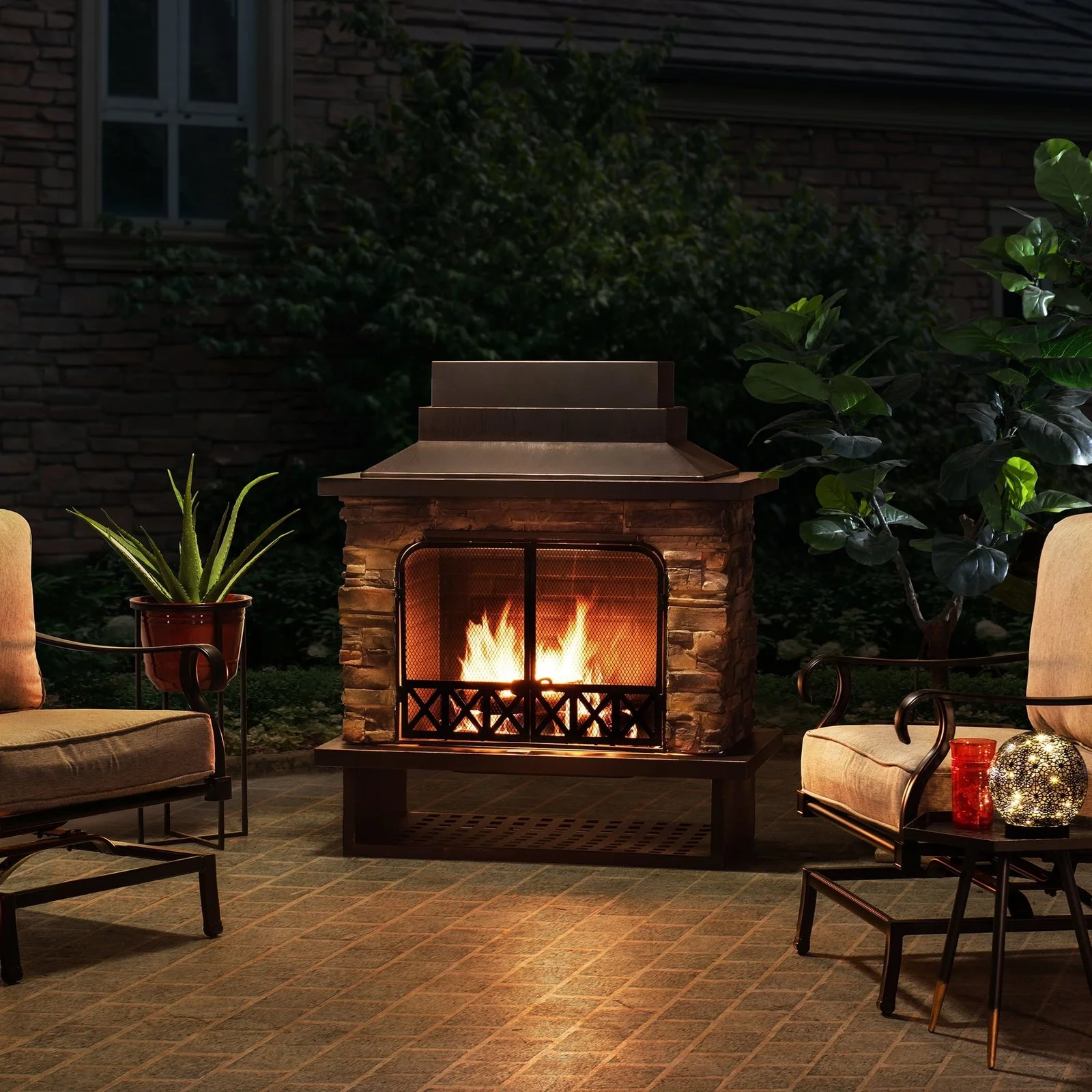 a2-143-1.webp Sunjoy Farmington Wood Burning Fireplaces. - Image 5