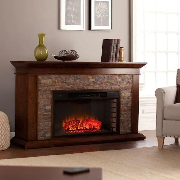 a5-109-1.webp Unbranded Null Ithaca 60 In. W Simulated Stone Electrics Fireplaces - Image 2