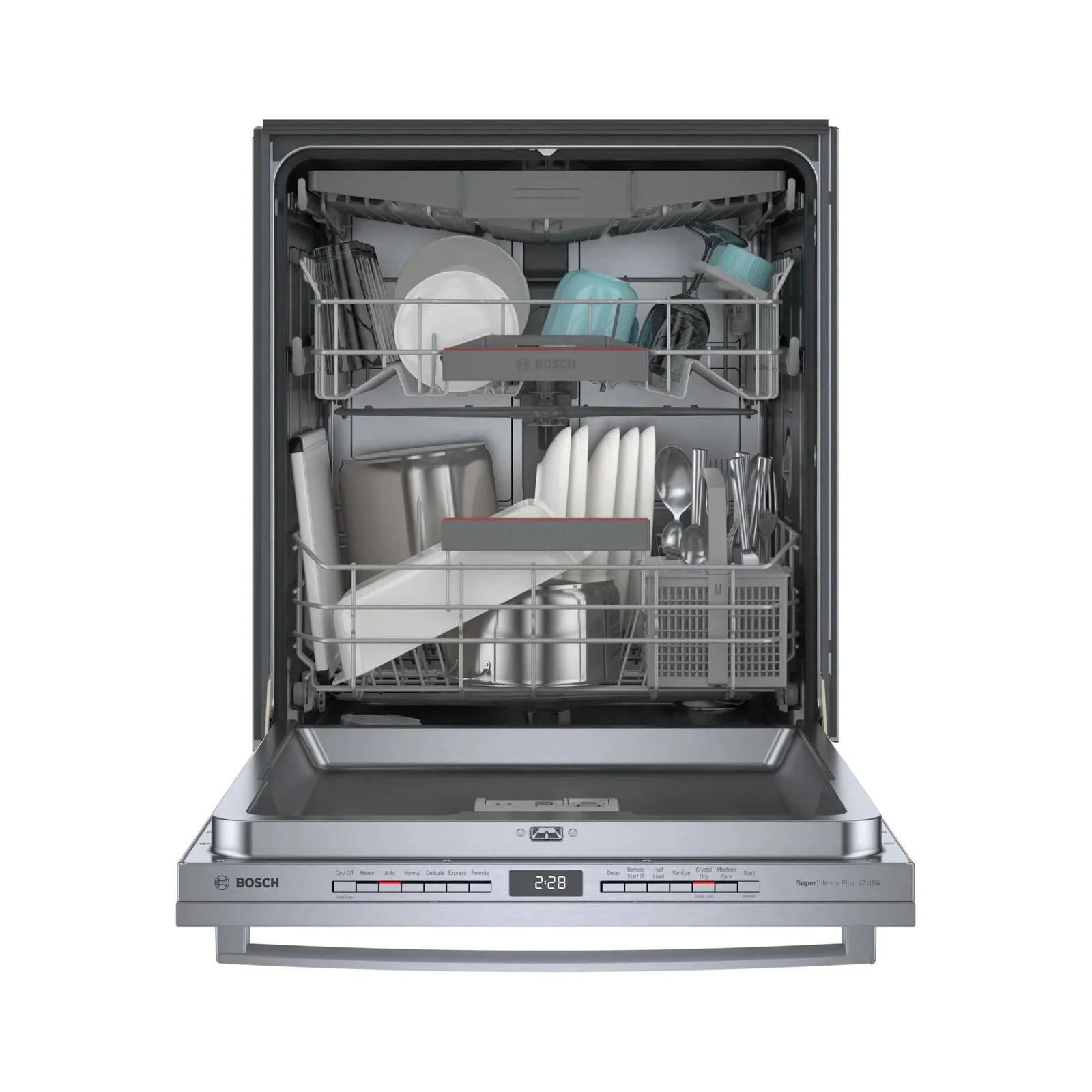 a8-1-1.webp Bosch 800 Series 24 in. Top Control Smart Dishwashers with 42 dBa Sound Level, 3rd-Rack, CrystalDry & Pockets – Stainless Steel - Image 3