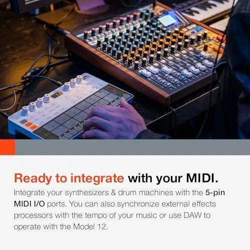 a8-23-1.webp Tascam Model 12 All-in-One 12-track Digital Multitrack Mixings and Recording Studio, Mixer, USB Audio Interface and DAW Controllers - Image 3
