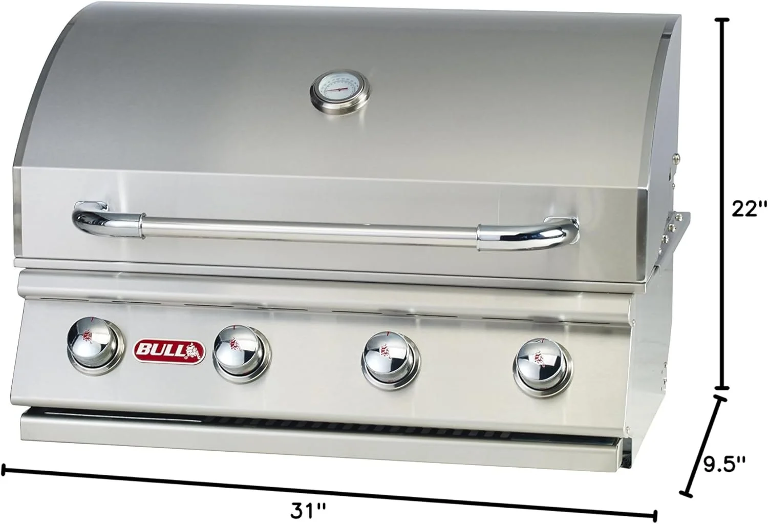 e2-1.webp Bull Outlaw 30 inch 4 Burner Built in Natural Gas Grill - Image 3