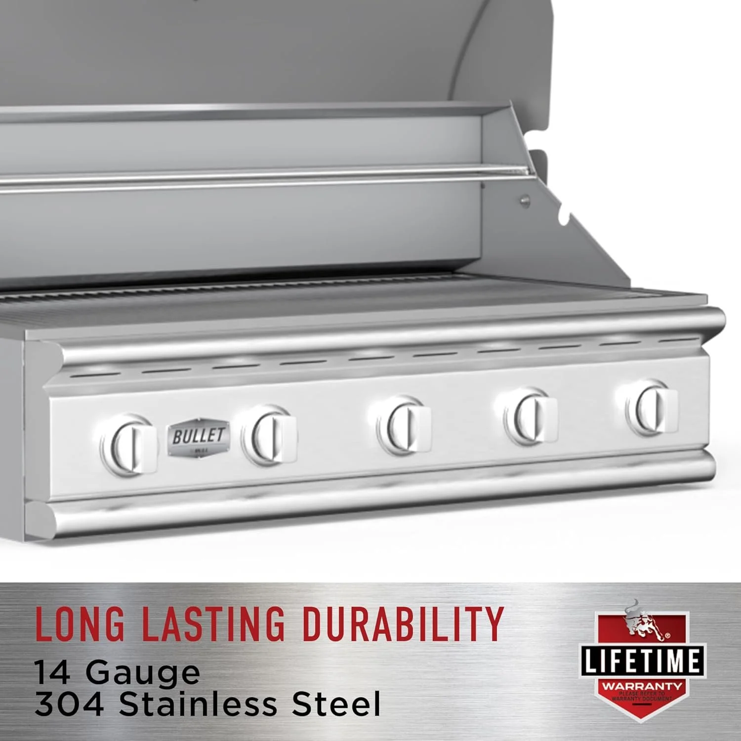 e3-2.webp Bull Outlaw 30 inch 4 Burner Built in Natural Gas Grill - Image 2