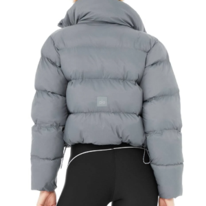 alo yoga jackets & coats nwt alo gold rush puffer jacket winter frost