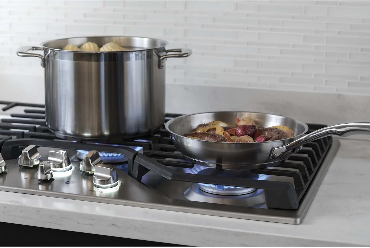 ge profile pgp7030slss 30″ built in gas cooktops ge profile pgp7030slss 30″ built in gas cooktops