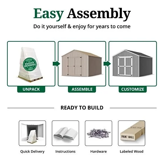 little cottage co. pre cut 12×12 value gable shed kits little cottage co. pre cut 12×12 value gable shed kits