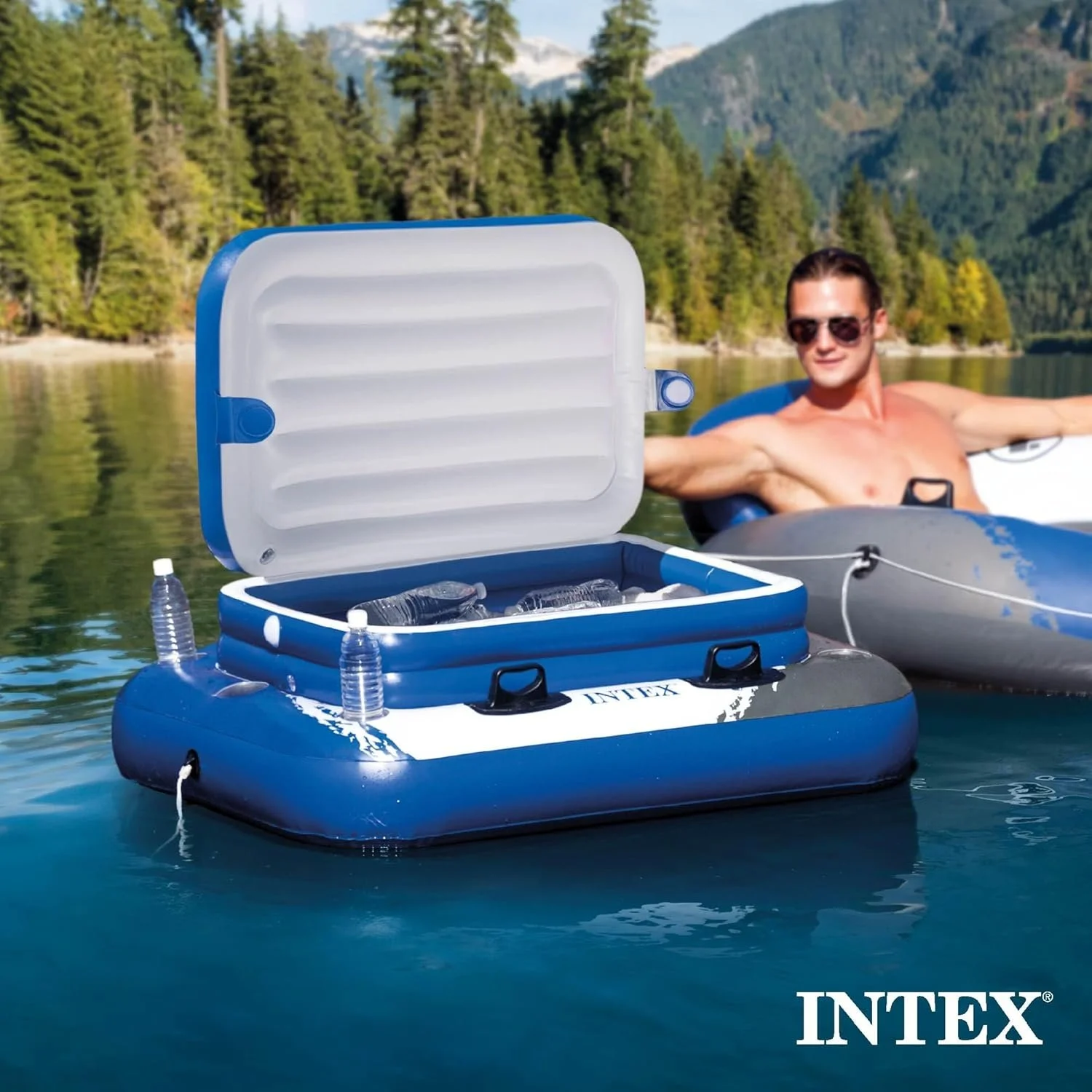 intex ultra xtr round frame pool with pumps, cooler, and floats (2 packs) intex ultra xtr round frame pool with pumps, cooler, and floats (2 packs)