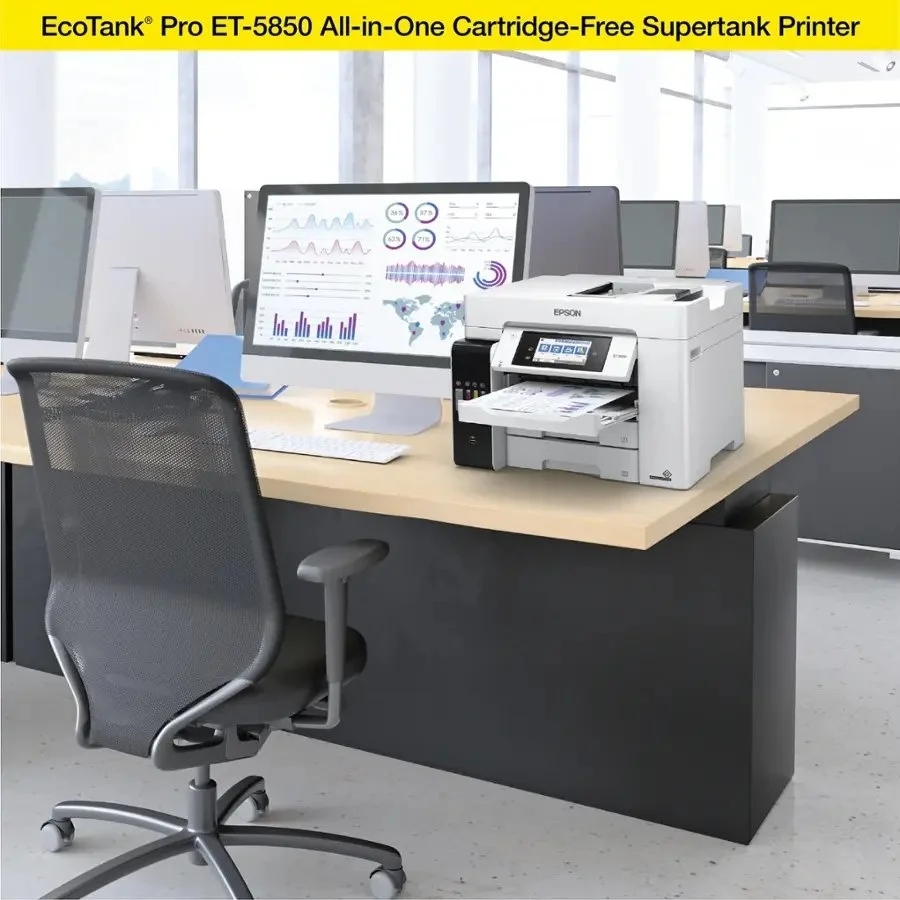 epson ecotank pro et 5850 wireless color all in one supertanks printer c11cj29201 epson ecotank pro et 5850 wireless color all in one supertanks printer c11cj29201